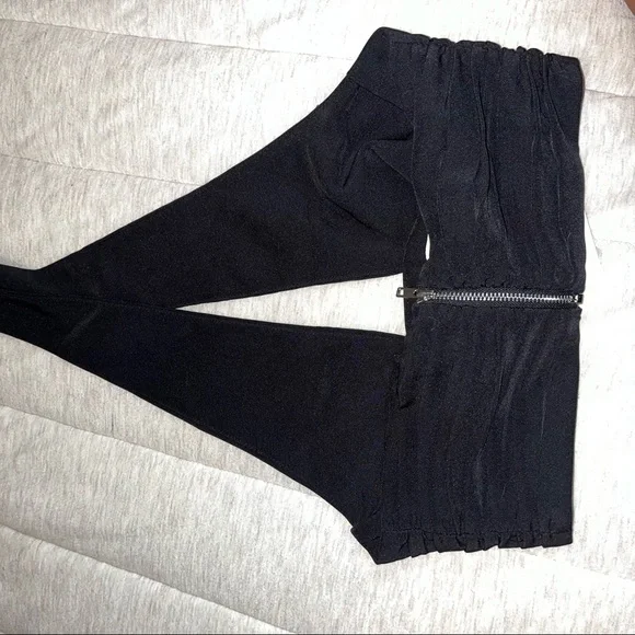 OH POLLY self made cut out black halter crop top - Picture 5 of 8